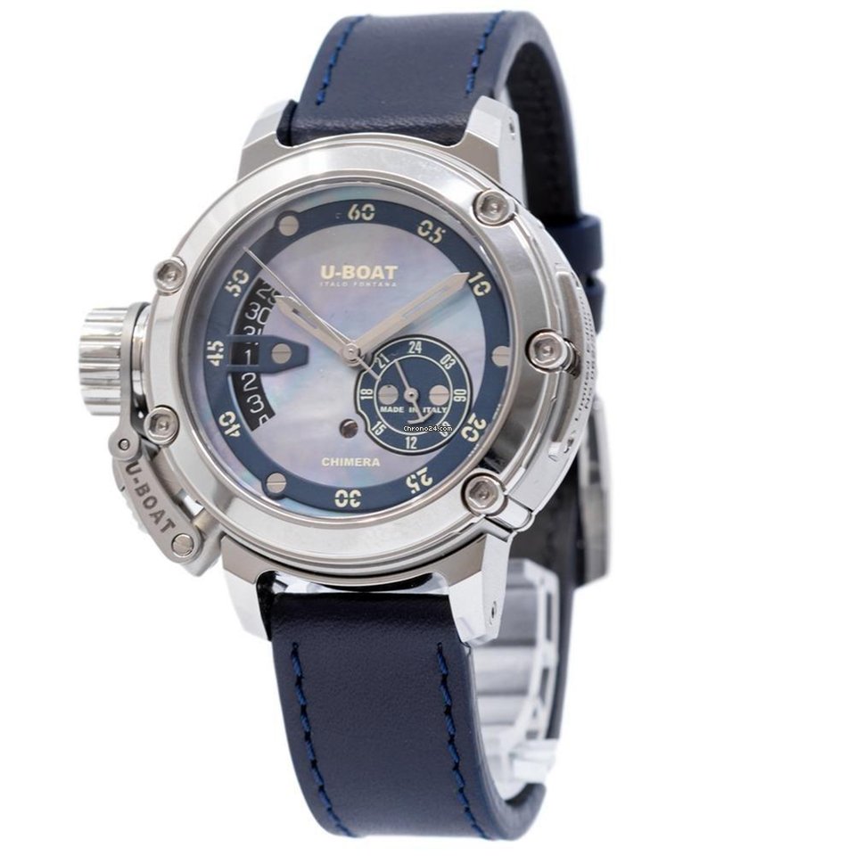 IMG_9081 U-Boat Chimera Mens watch Unisex Automatic Steel 8087 Replica 8