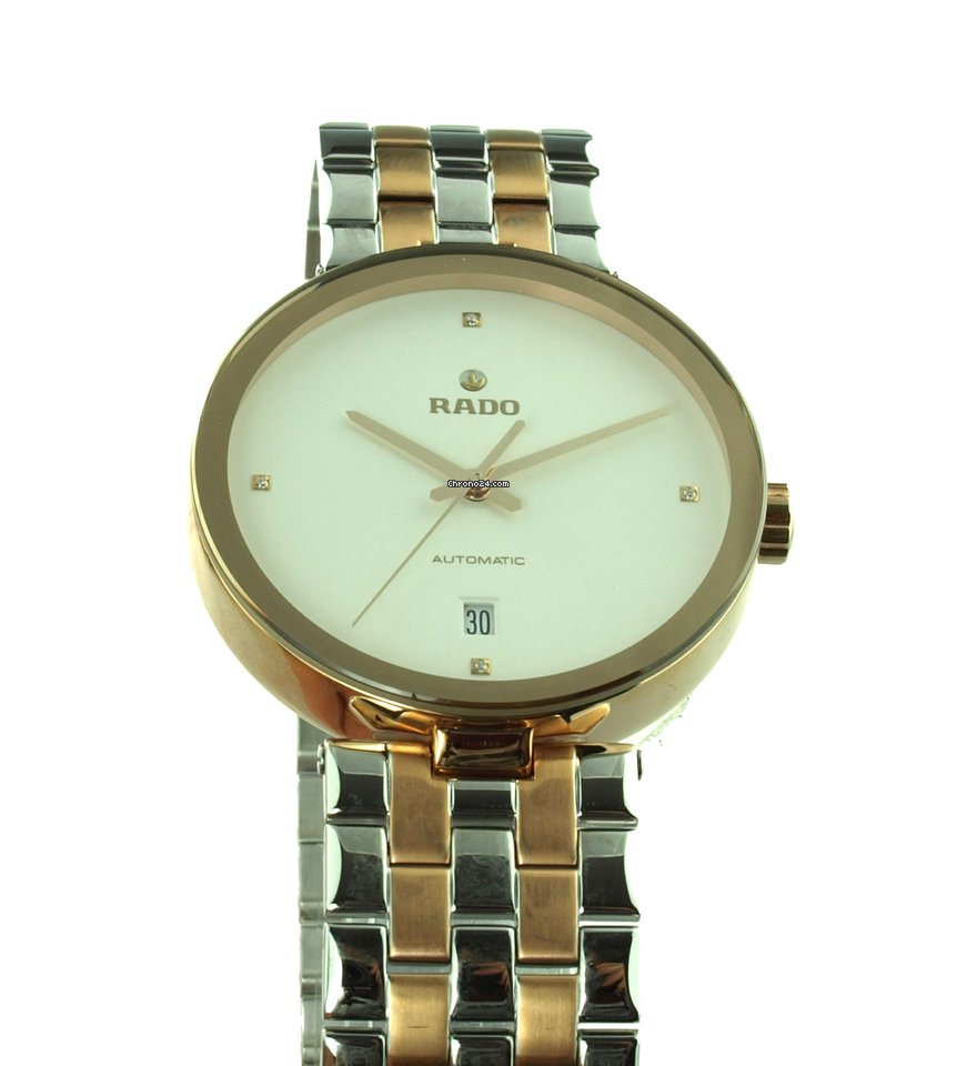 IMG_9081 Rado Florence Mens watch Unisex Quartz Gold Steel R48902733 Replica 8