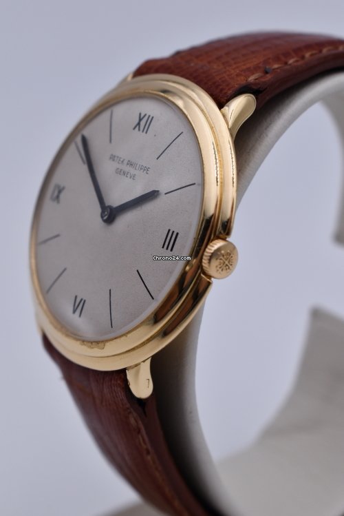 IMG_9081 Patek Philippe Calatrava Mens watch Unisex Manual winding Yellow gold 2501 Replica 8