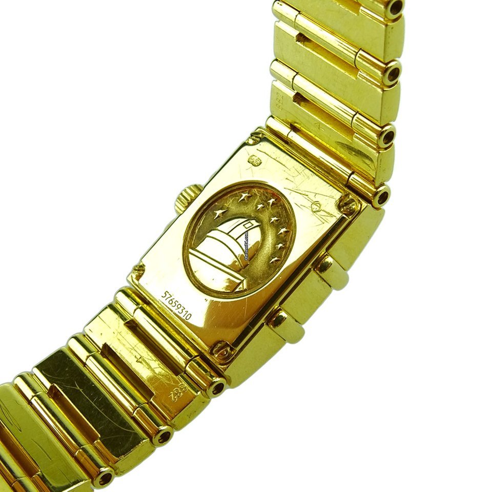 IMG_9081 Omega Constellation Quartz Womens watch Quartz Yellow gold 1136.76.00 Replica 8