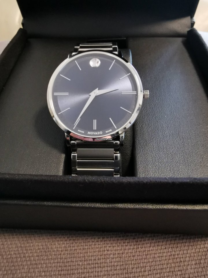 Movado Mens watch Unisex Quartz Steel 0607167 Replica 8