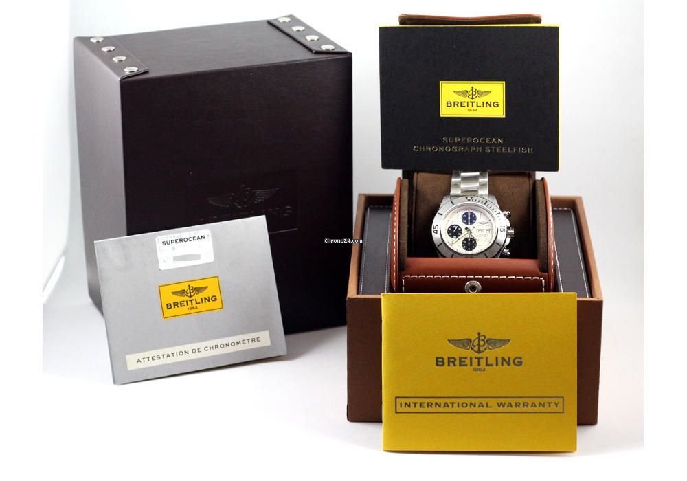IMG_9081 Breitling Superocean Chronograph Steelfish Mens watch Unisex Automatic Steel A13341C3 G782 Replica 8