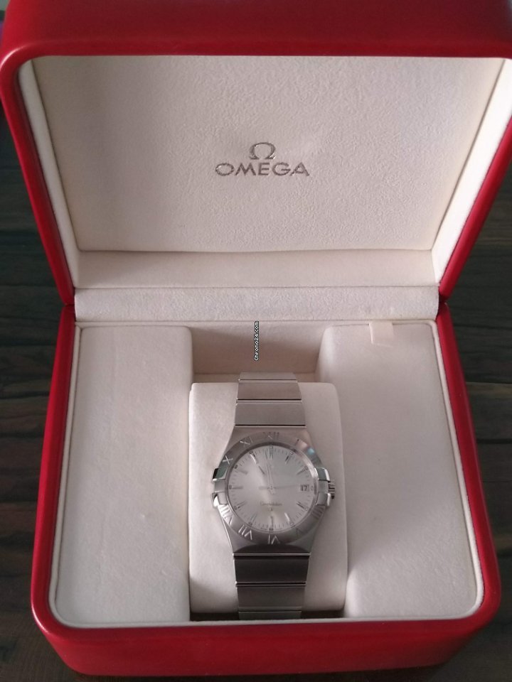Omega Constellation Quartz Mens watch Unisex Quartz Gold Steel 12310356002001 Replica 8