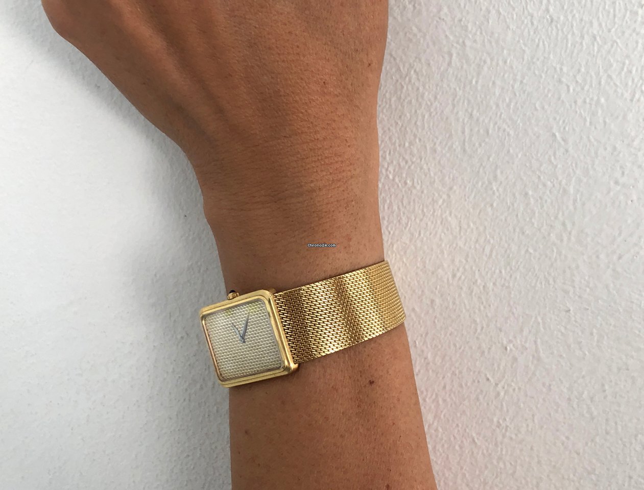 IMG_9081 Piaget Polo Mens watch Unisex Manual winding Yellow gold 9297 Replica 8