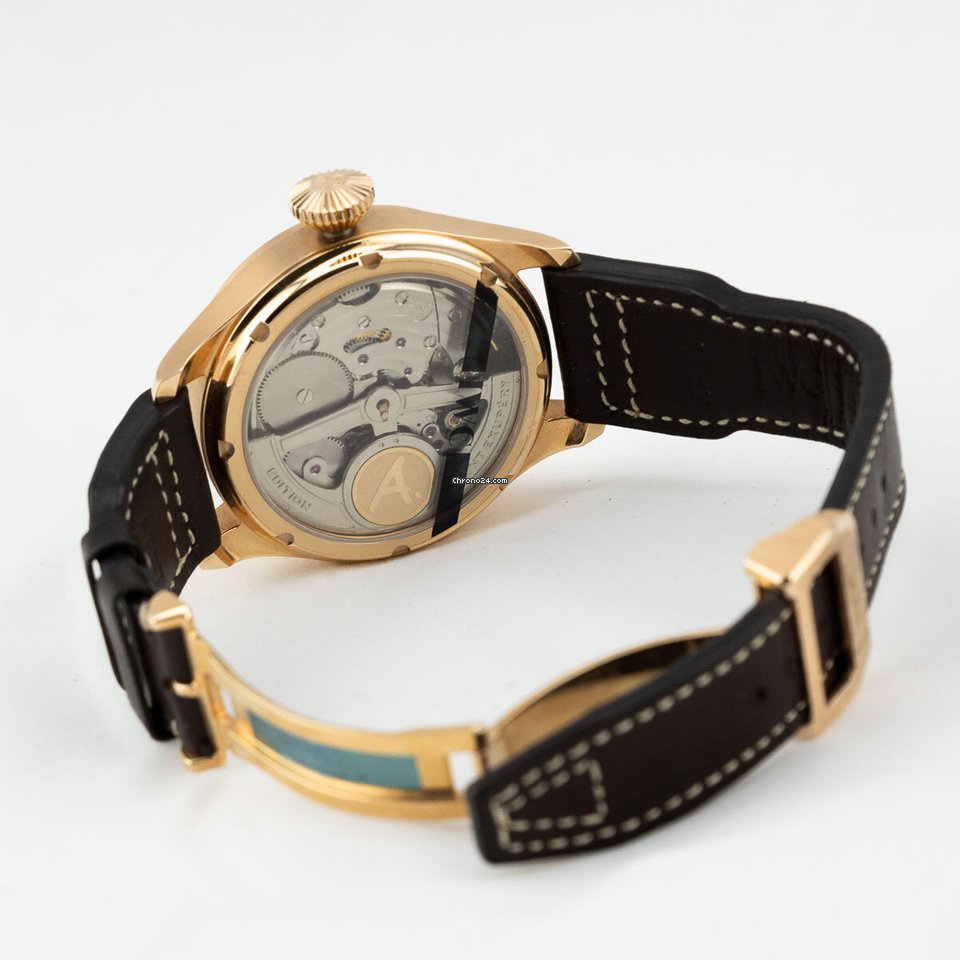 IMG_9081 IWC Big Pilot Mens watch Unisex Automatic Rose gold IW502617 Replica 8