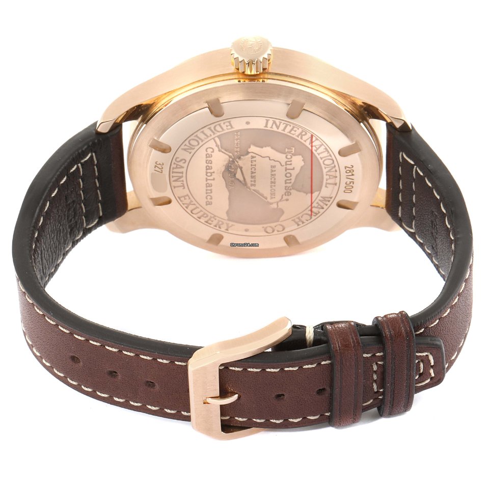 IMG_9081 IWC Pilot Mens watch Unisex Automatic Rose gold IW320103 Replica 8