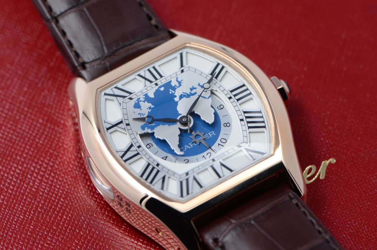 Cartier Tortue Mens watch Unisex Automatic Rose gold W1580049 Replica 8