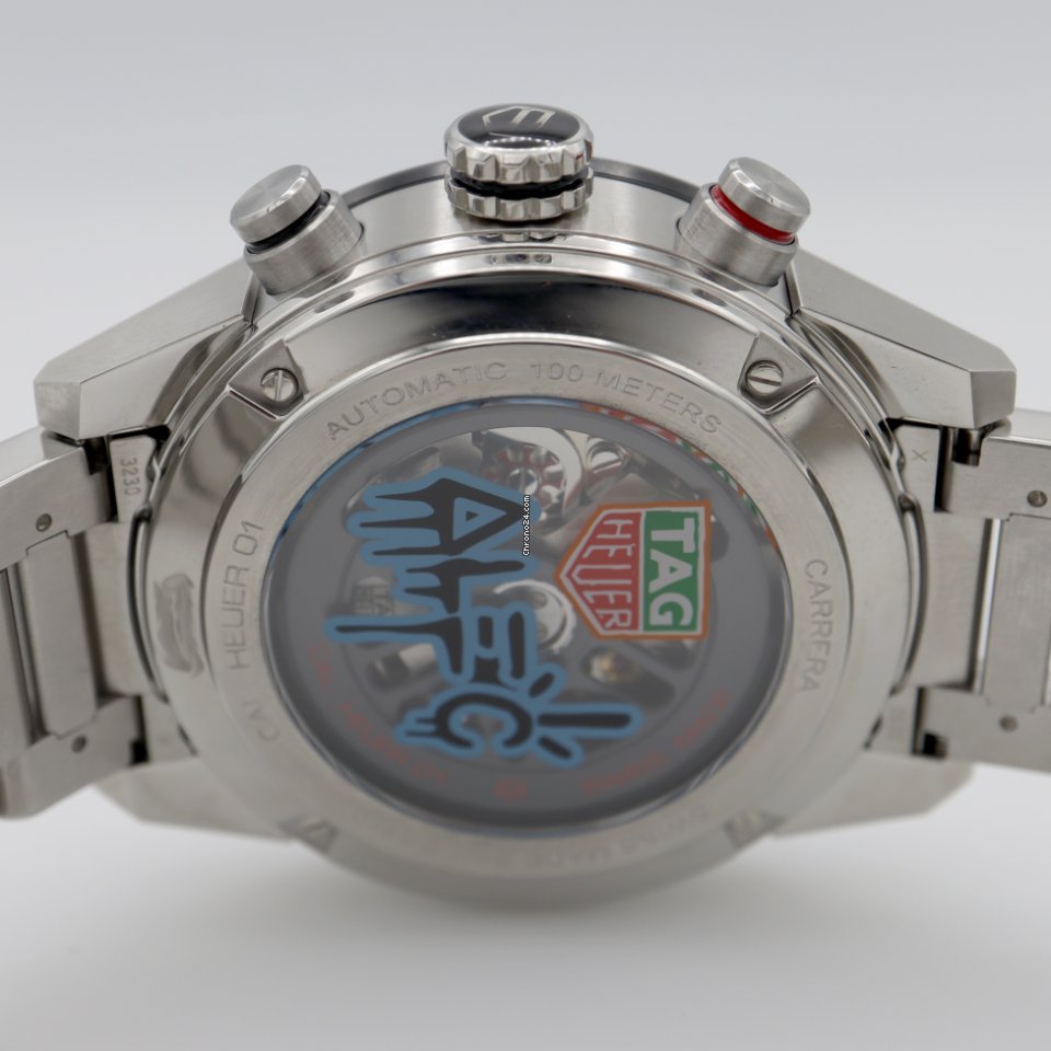 IMG_9081 TAG Heuer Carrera Mens watch Unisex Automatic Steel CAR201AA.BA0714 Replica 8