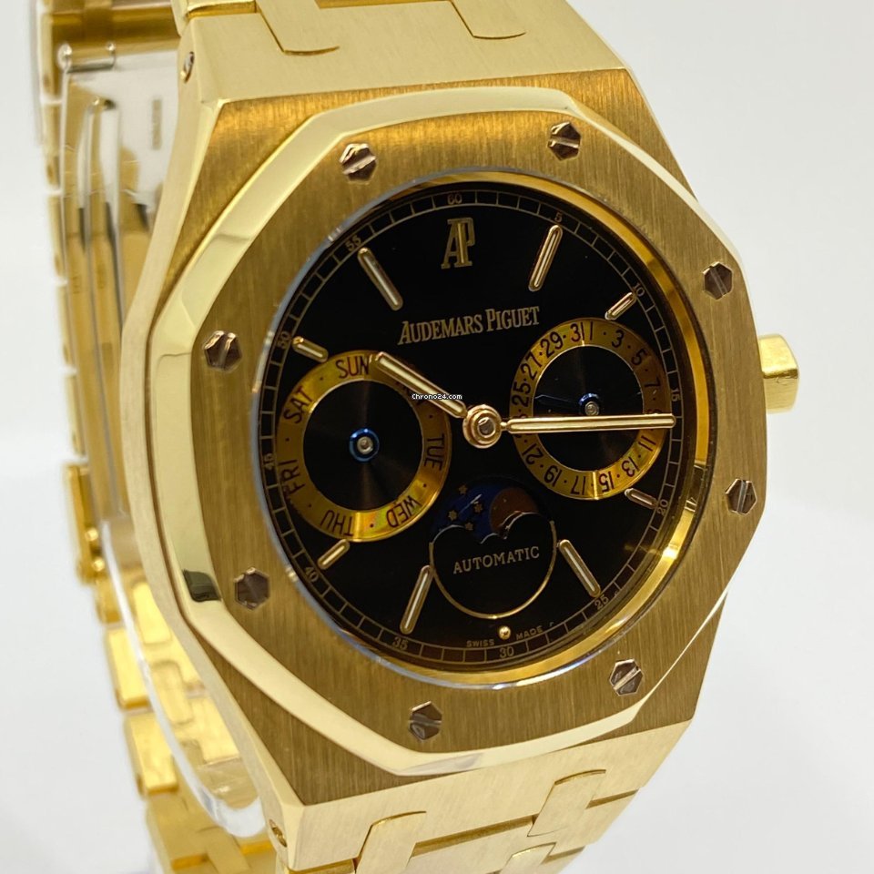 IMG_9081 Audemars Piguet Royal Oak Day-Date Mens watch Unisex Automatic Yellow gold 25594BA Replica 8