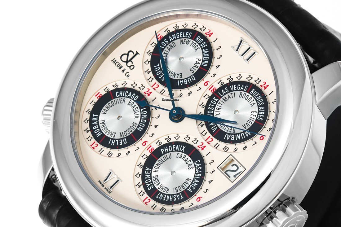 Jacob & Co. Mens watch Unisex Automatic Steel 3 SS Replica 8
