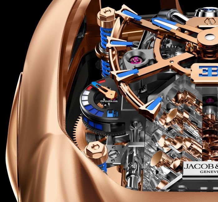 IMG_9081 Jacob & Co. Mens watch Unisex Manual winding Rose gold BU200.40.AE.AB.A Replica 8