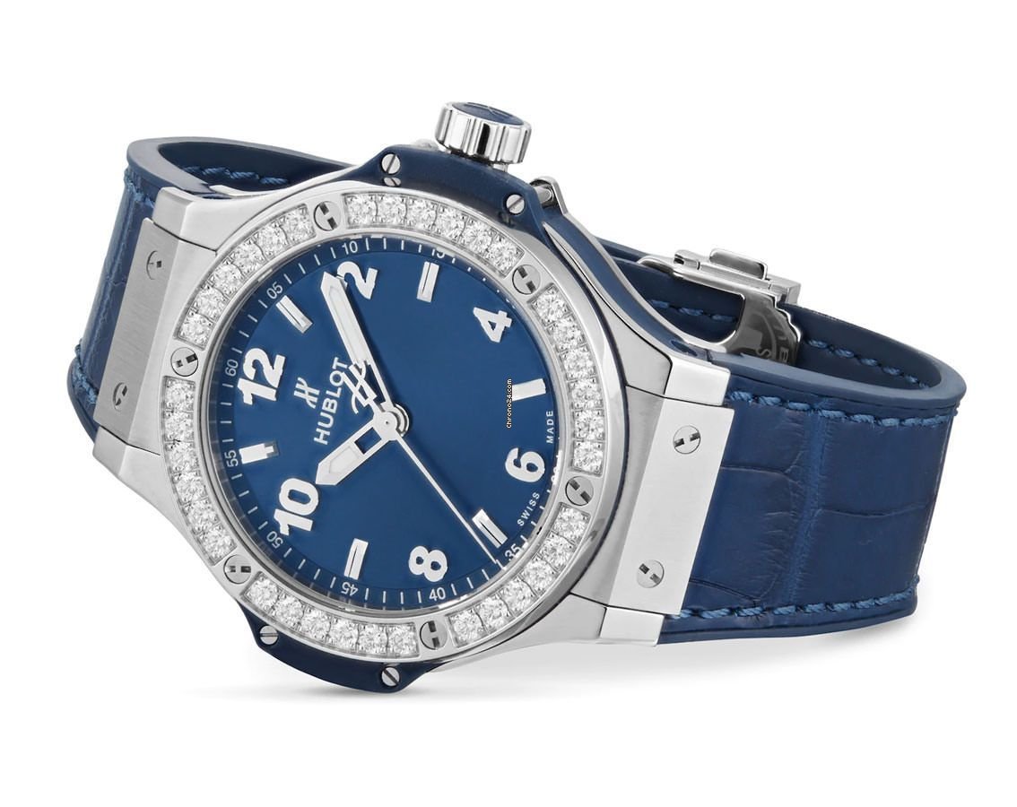 IMG_9081 Hublot Big Bang 38 mm Womens watch Quartz Steel 361.SX.7170.LR.1204 Replica 8