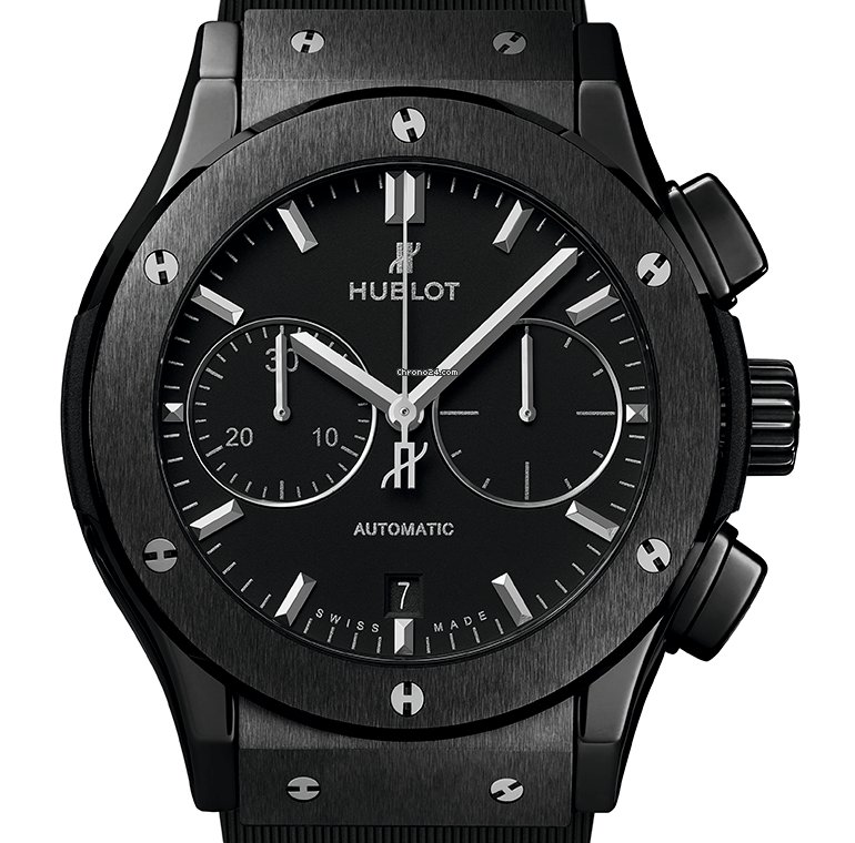 IMG_9081 Hublot Classic Fusion Chronograph Mens watch Unisex Automatic Ceramic 521.CM.1171.RX Replica 8