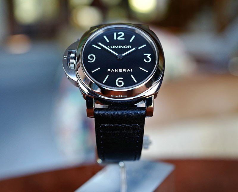 IMG_9081 Panerai Luminor Base Manual winding Steel PAM 219 Replica 8