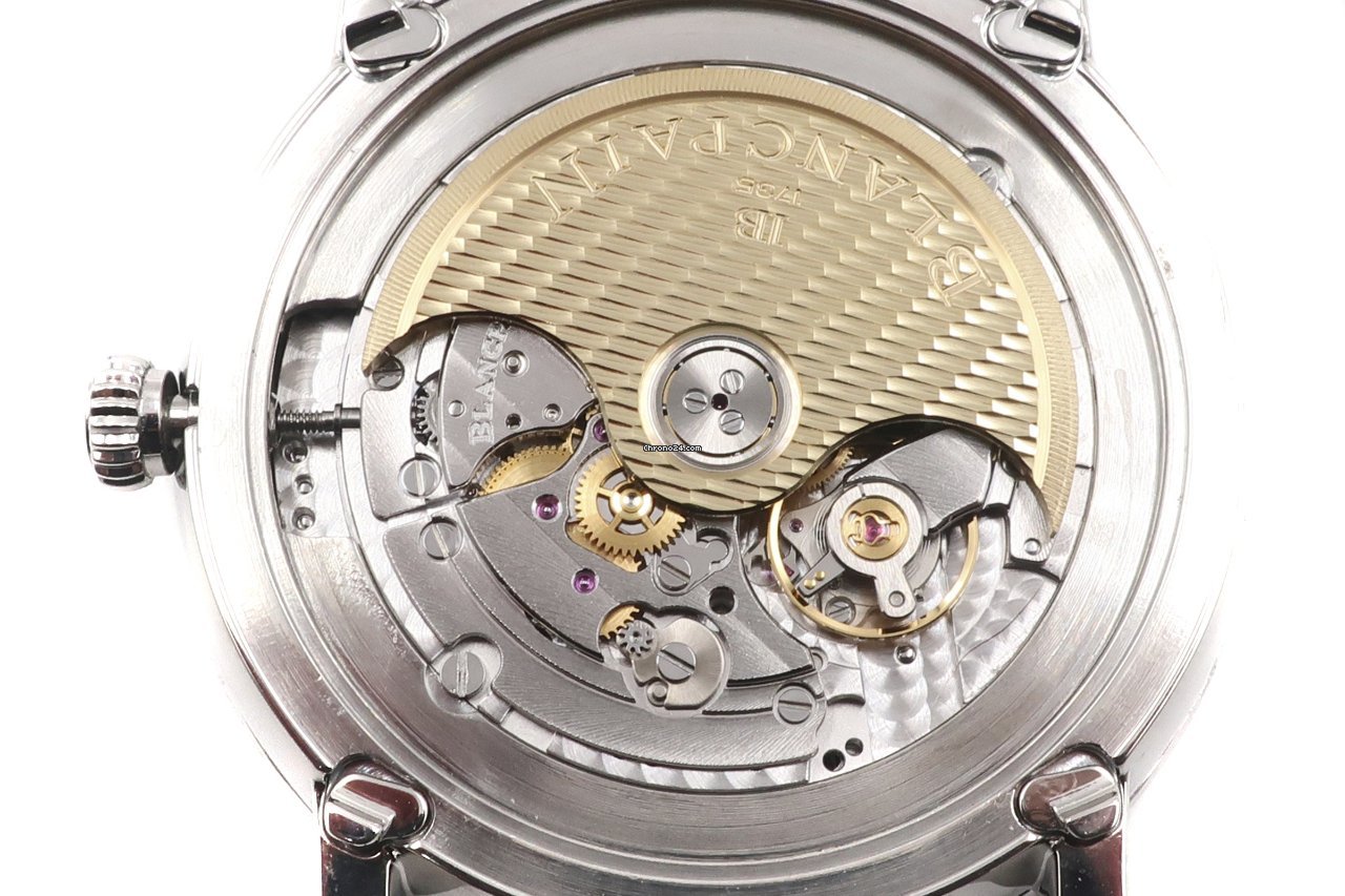 Blancpain Villeret Quantieme Complet Mens watch Unisex Automatic Steel 6654-1127-55B Replica 8