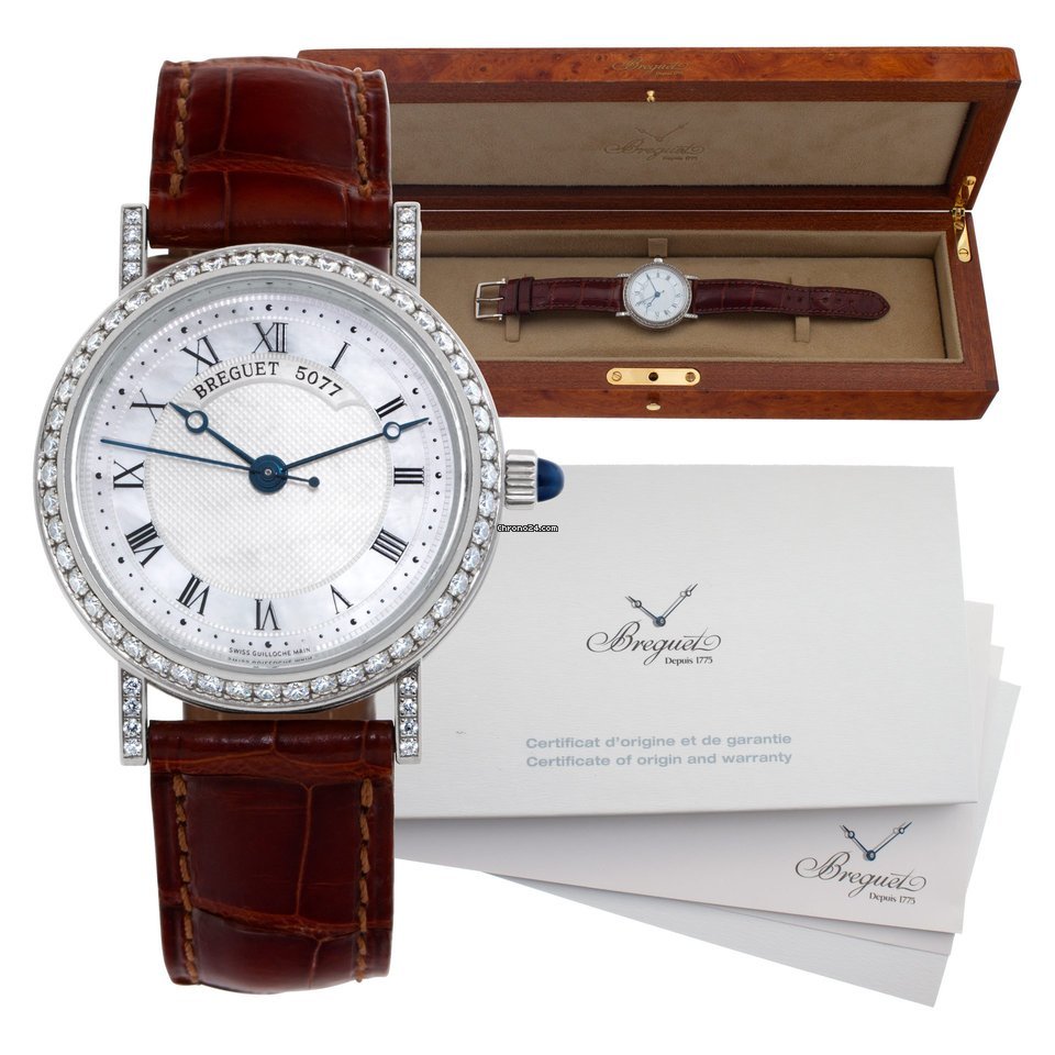 Breguet Classique Womens watch Automatic White gold 8068BB 52 964 DD00 Replica 8