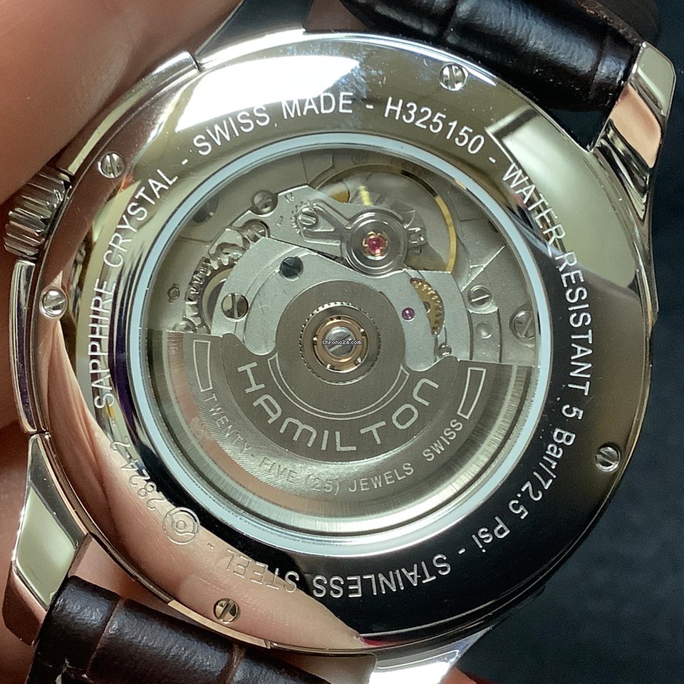 IMG_9081 Hamilton Jazzmaster Viewmatic Mens watch Unisex Automatic Steel H32515641 Replica 8