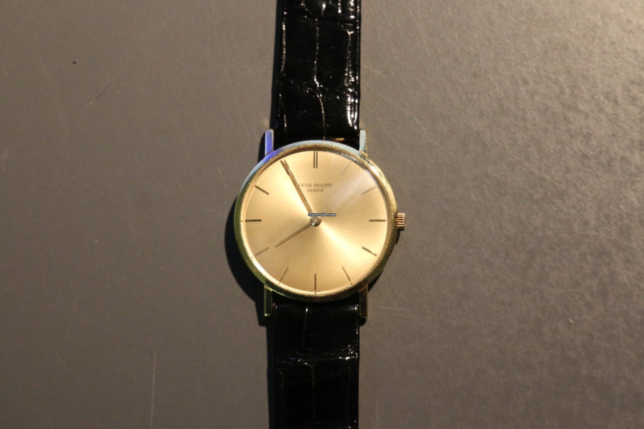 IMG_9081 Patek Philippe Calatrava Mens watch Unisex Manual winding Yellow gold 3512 Replica 8