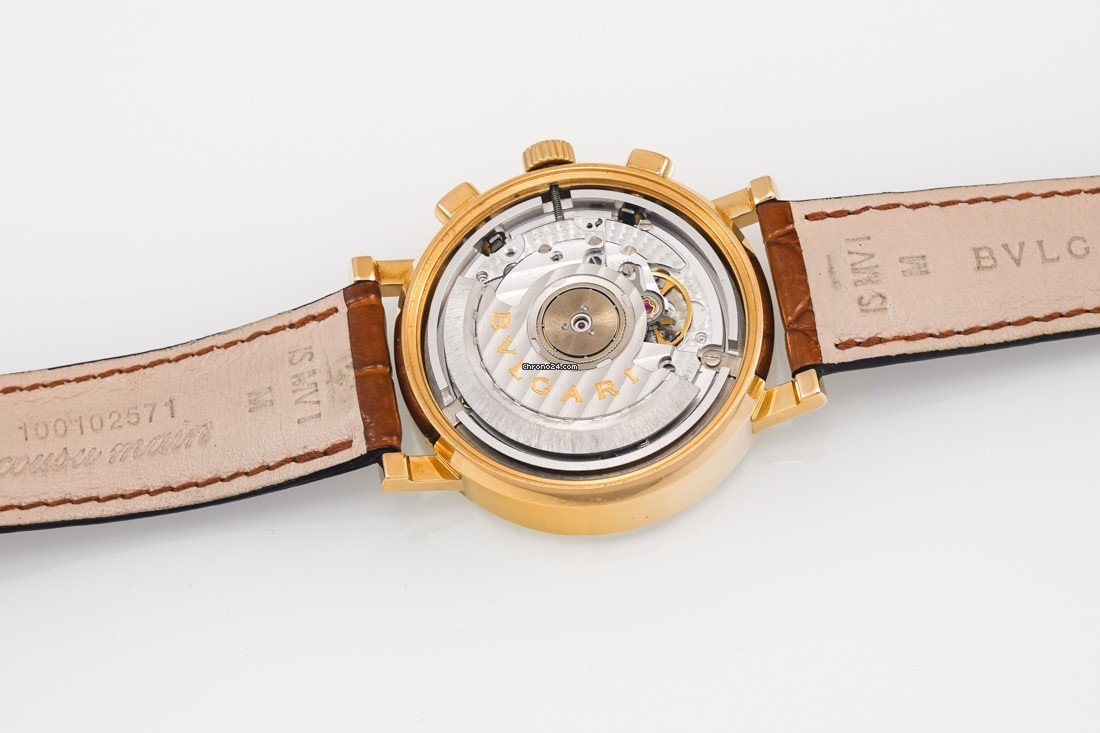Bulgari Bulgari Mens watch Unisex Automatic Yellow gold BB 38 GL CH Replica 8