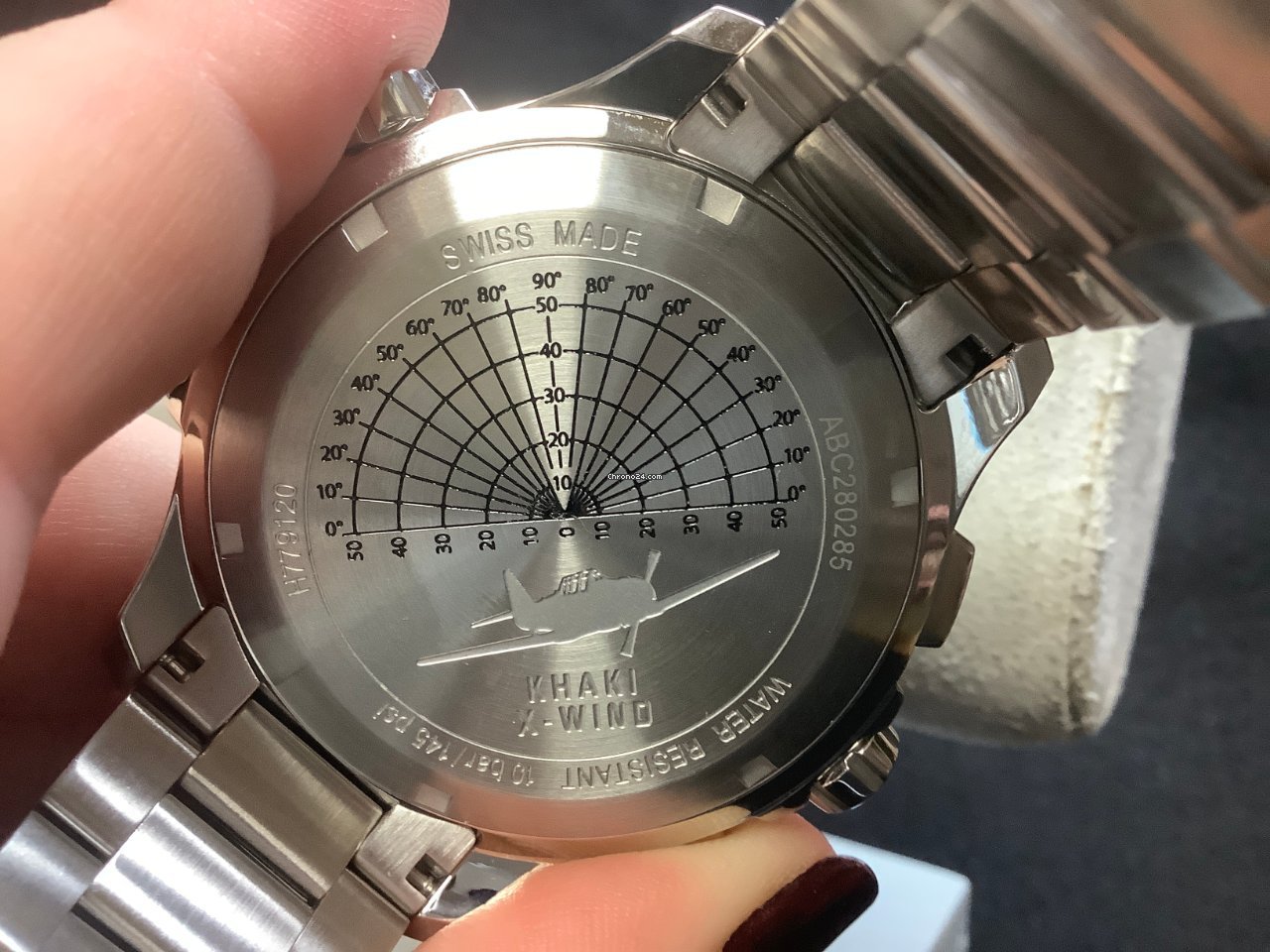 IMG_9081 Hamilton Khaki X-Wind Mens watch Unisex Quartz Steel H77912135 Replica 8