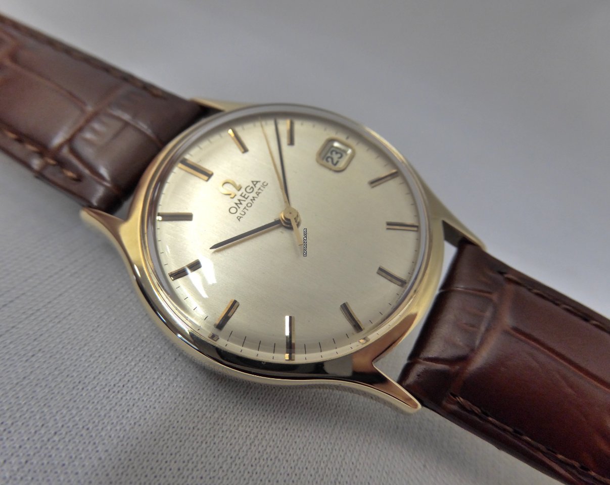 Omega Mens watch Unisex Automatic Yellow gold 162.5422 Replica 8