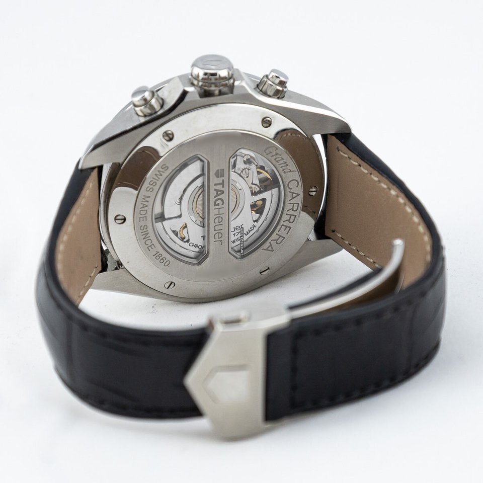 IMG_9081 TAG Heuer Grand Carrera Mens watch Unisex Automatic Steel CAV211A.FC6225 Replica 8