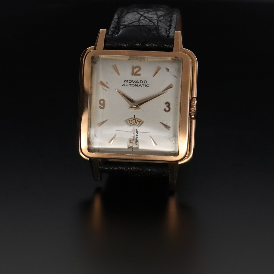 Movado Mens watch Unisex Automatic Rose gold R8477 Replica 8