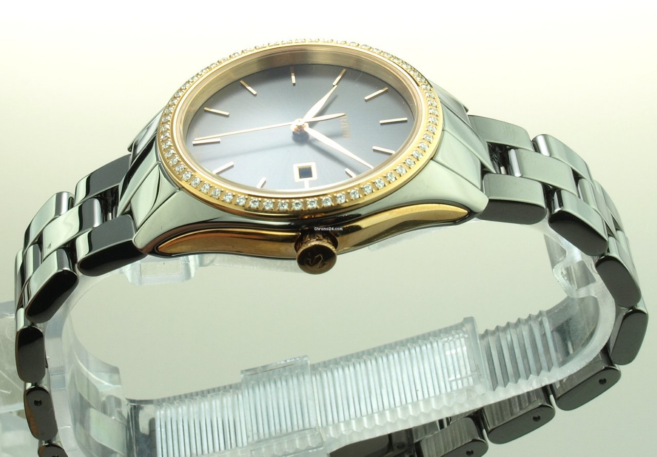 IMG_9081 Rado HyperChrome Diamonds Womens watch Quartz Ceramic R32125102 Replica 8