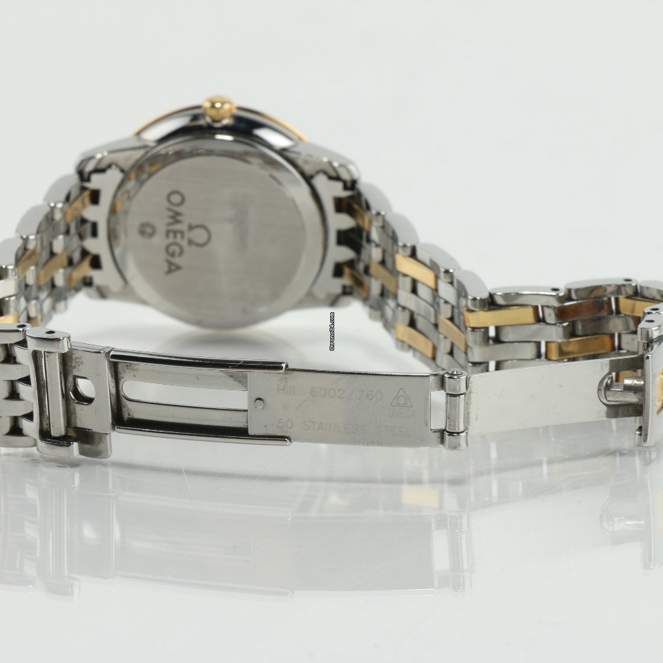 Omega De Ville Prestige Womens watch Quartz Gold Steel 424.20.24.60.08.001 Replica 8