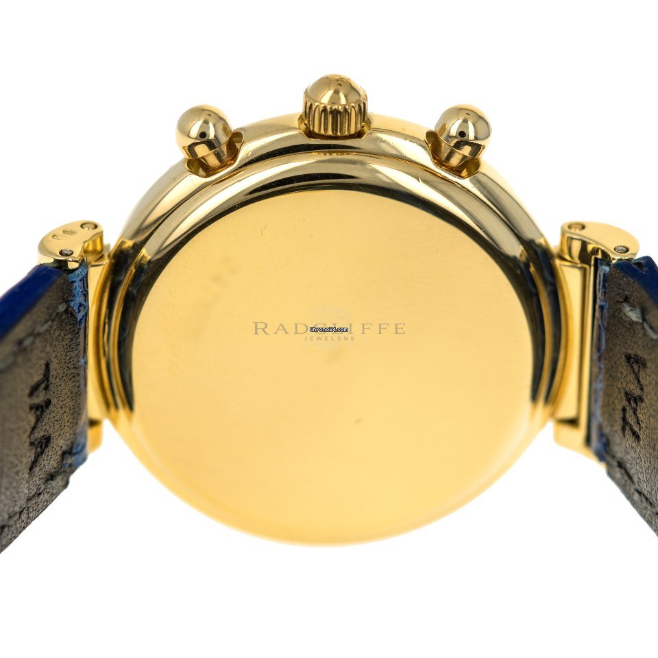 IMG_9081 IWC Da Vinci Chronograph Womens watch Quartz Yellow gold IW3735 Replica 8