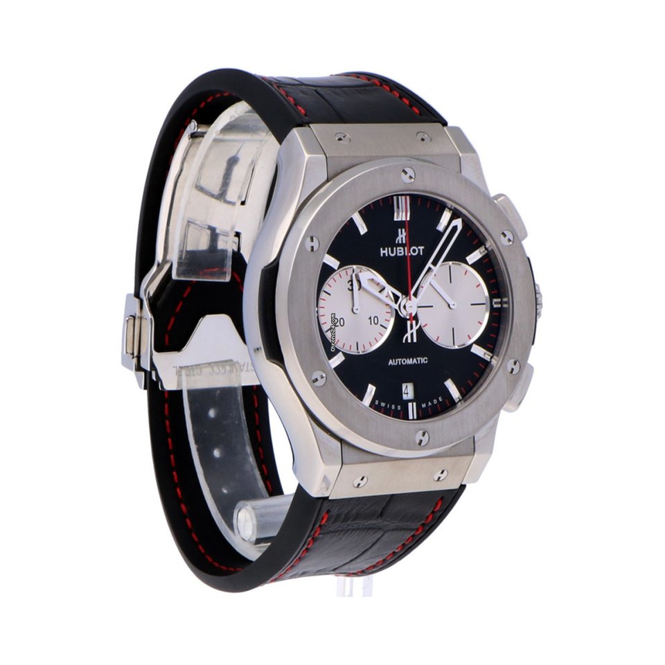 IMG_9081 Hublot Classic Fusion Chronograph Mens watch Unisex Automatic Titanium 521.NX.1137.GR.AJX13 Replica 8