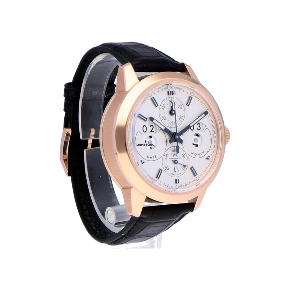 IWC Ingenieur Perpetual Calendar Digital Date-Month Mens watch Unisex Automatic Red gold IW381701 Replica 8