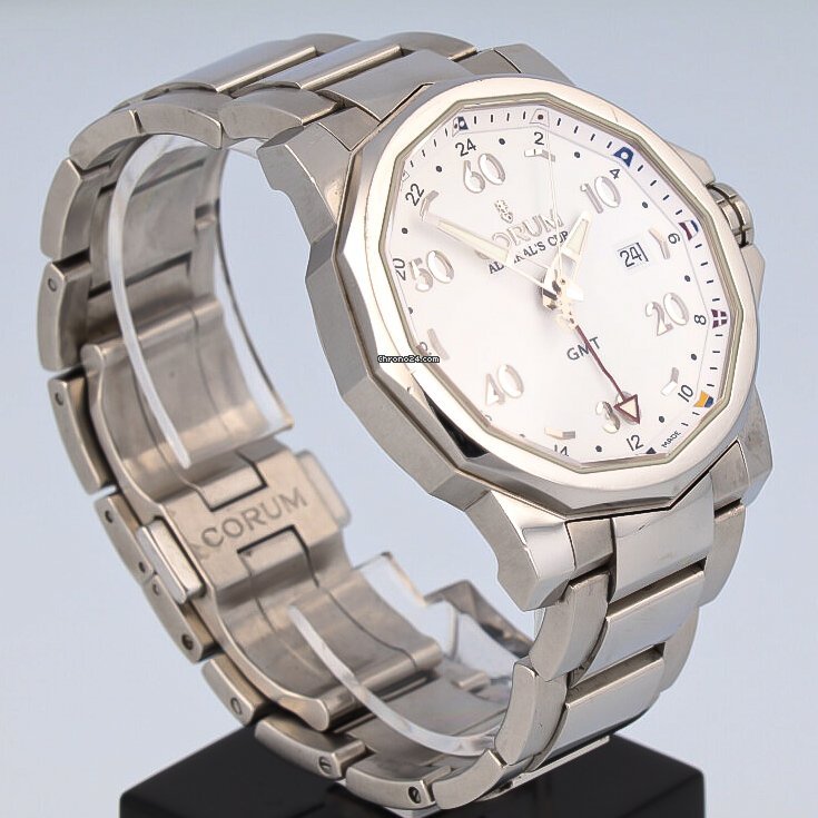 IMG_9081 Corum Admirals Cup GMT 44 Mens watch Unisex Automatic Steel 383.330.20 v701 aa12 Replica 8