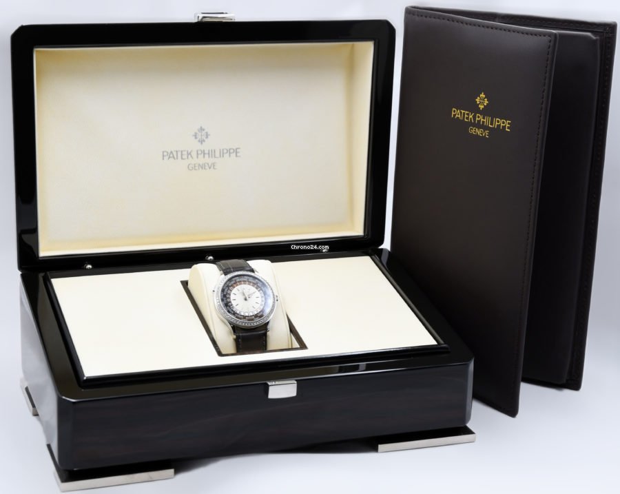 IMG_9081 Patek Philippe World Time Womens watch Automatic White gold 7130G-001 Replica 8