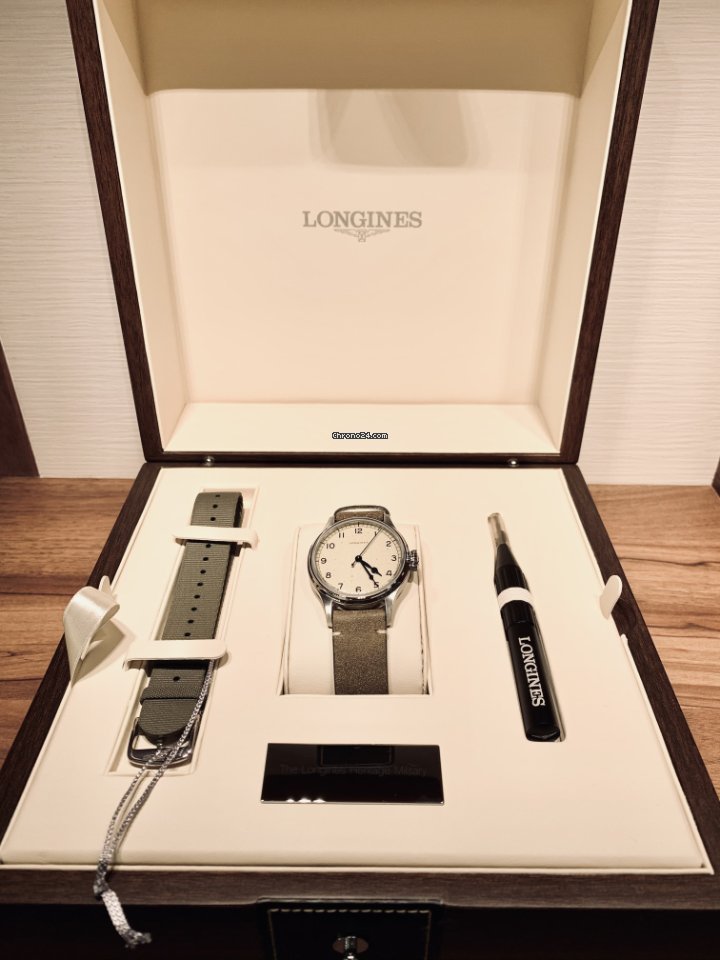 Longines Heritage Mens watch Unisex Automatic Steel L28194932 Replica 8