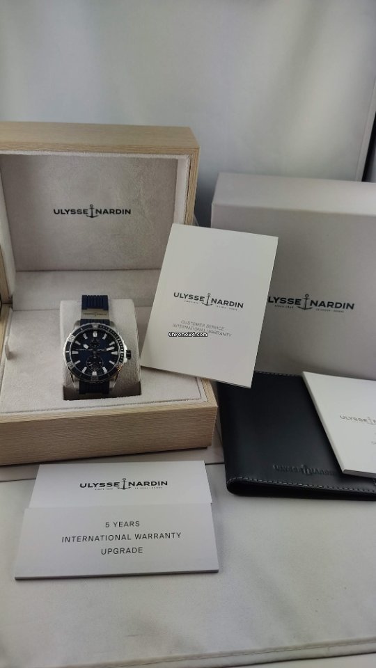 Ulysse Nardin Diver Chronometer Mens watch Unisex Automatic Steel 263-10-3 93 Replica 8