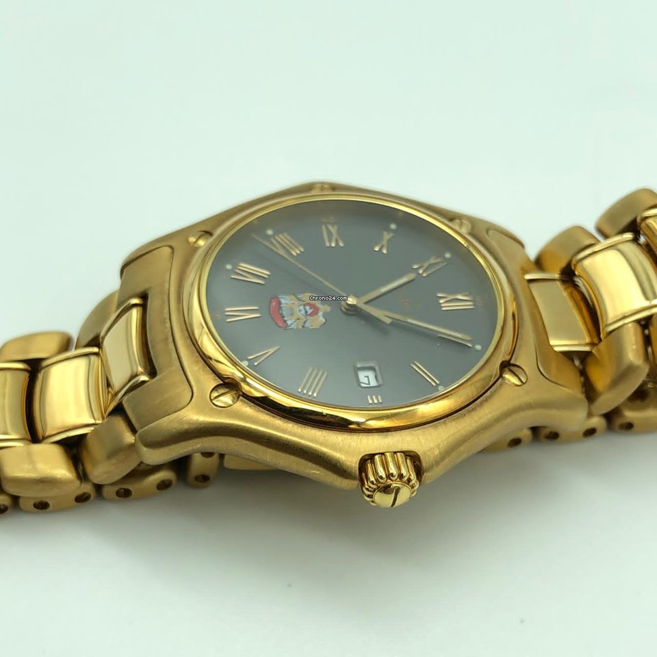 Ebel 1911 Mens watch Unisex Quartz Yellow gold 887902 Replica 8