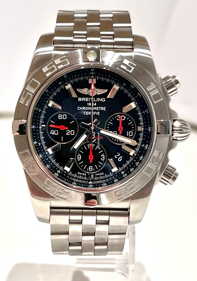 IMG_9081 Breitling Chronomat Mens watch Unisex Automatic Steel AB0111-105 Replica 8