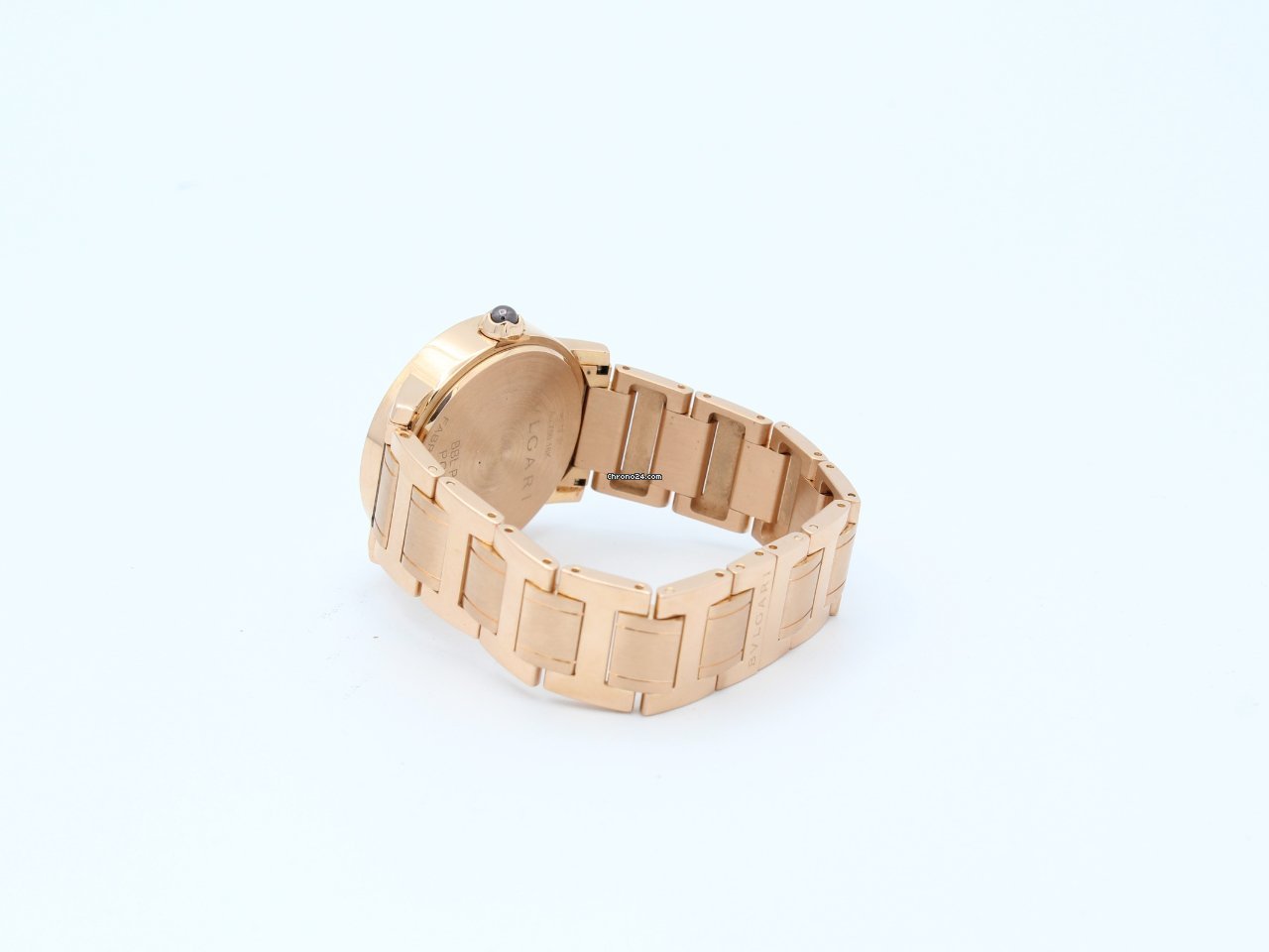 IMG_9081 Bulgari Bulgari Mens watch Unisex Automatic Rose gold BBLP33G Replica 8