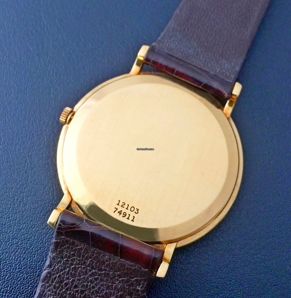 IMG_9081 Piaget Altiplano Mens watch Unisex Automatic Yellow gold 12103 Replica 8