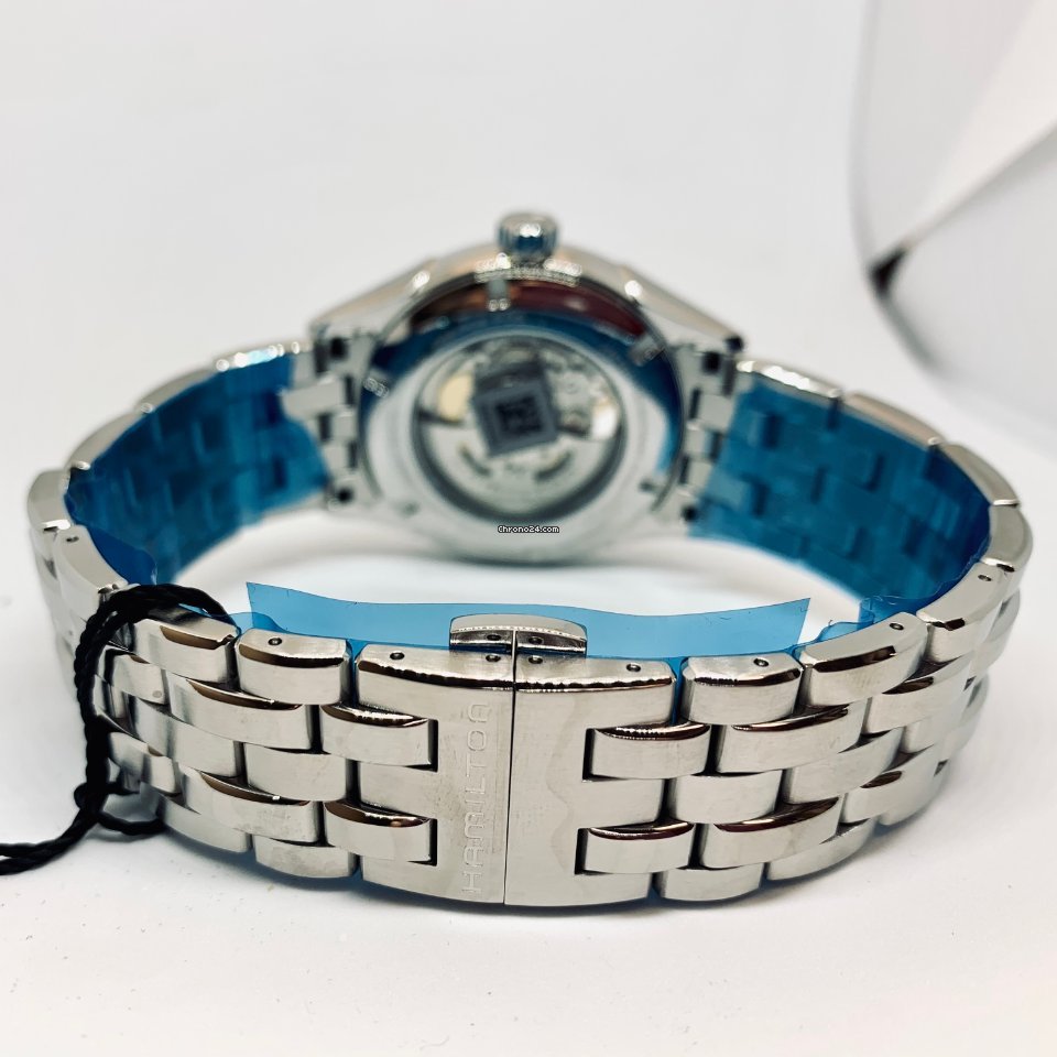 Hamilton Jazzmaster Open Heart Mens watch Unisex Automatic Steel H32705141 Replica 8