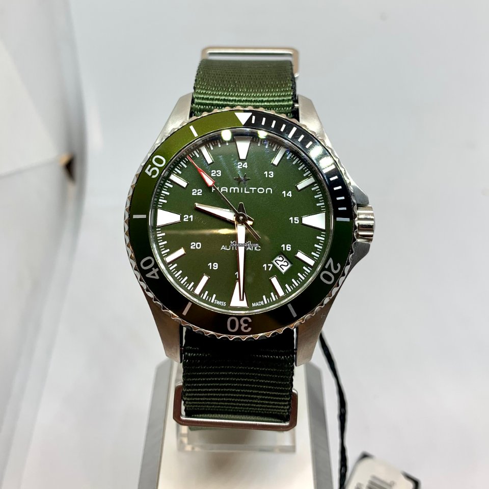IMG_9081 Hamilton Khaki Navy Scuba Mens watch Unisex Automatic Steel H82375961 Replica 8