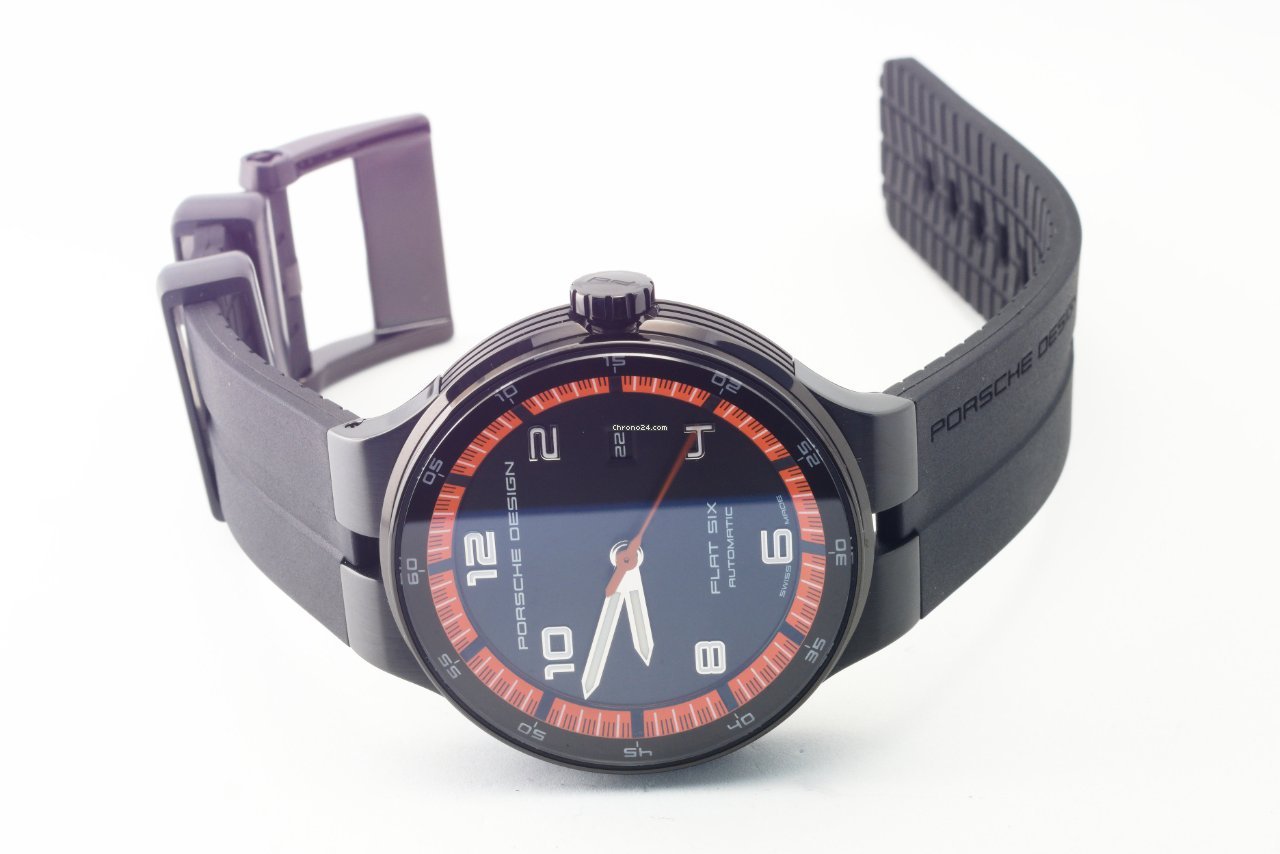 IMG_9081 Porsche Design Flat Six Mens watch Unisex Automatic Steel 6350.43.44.1254 Replica 8