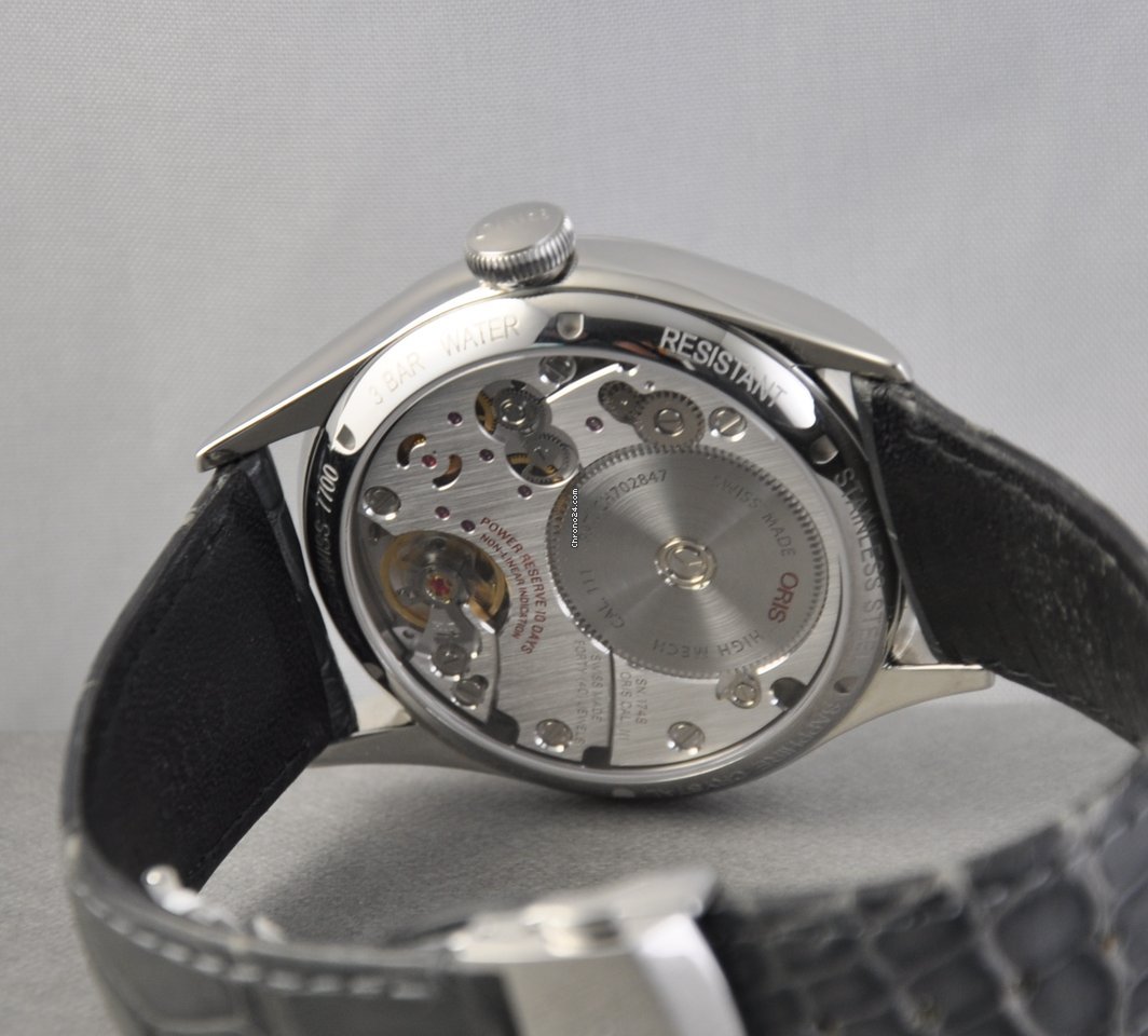 IMG_9081 Oris Artelier Calibre 111 Mens watch Unisex Manual winding Steel 01 111 7700 4061-Set 1 23 71FC Replica 8