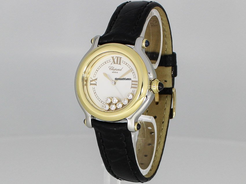 Chopard Happy Sport Womens watch Quartz Gold Steel 27 8239-23 8237 Replica 8