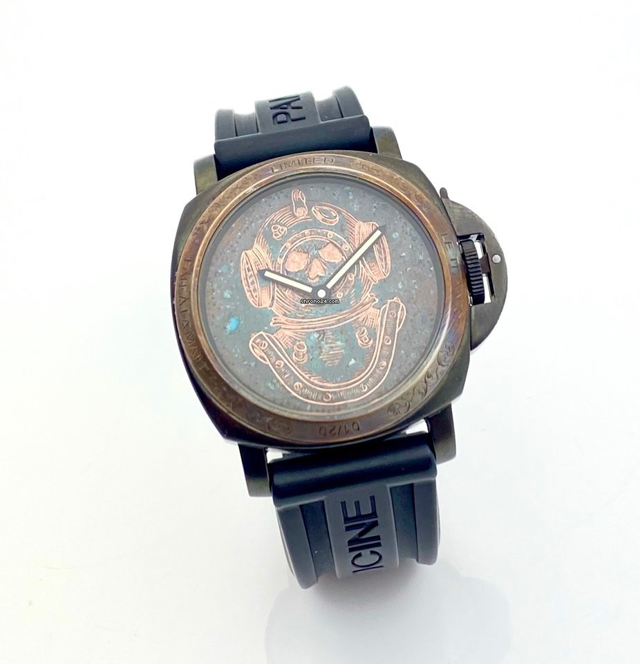 IMG_9081 Panerai Luminor Marina Mens watch Unisex Manual winding Steel PAM 00004 Replica 8