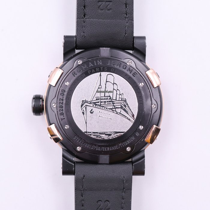 IMG_9081 Romain Jerome Titanic-DNA Mens watch Unisex Automatic Gold Steel T.B2B22.00.BB Replica 8