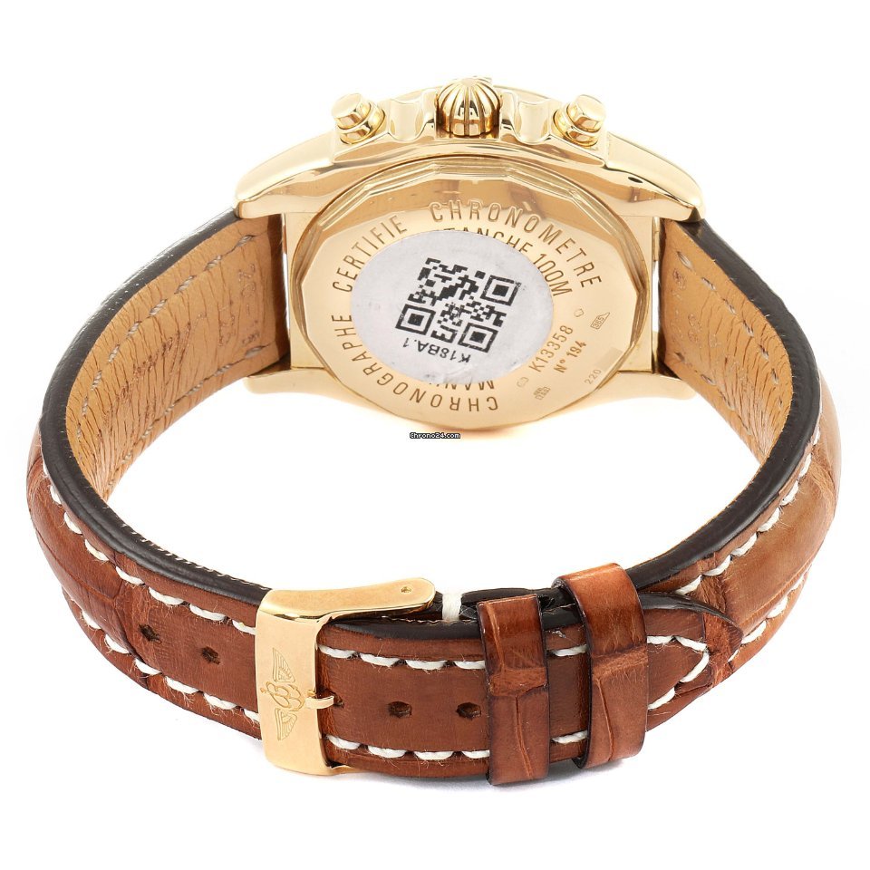 IMG_9081 Breitling Chrono Cockpit Mens watch Unisex Automatic Yellow gold K13358 Replica 8