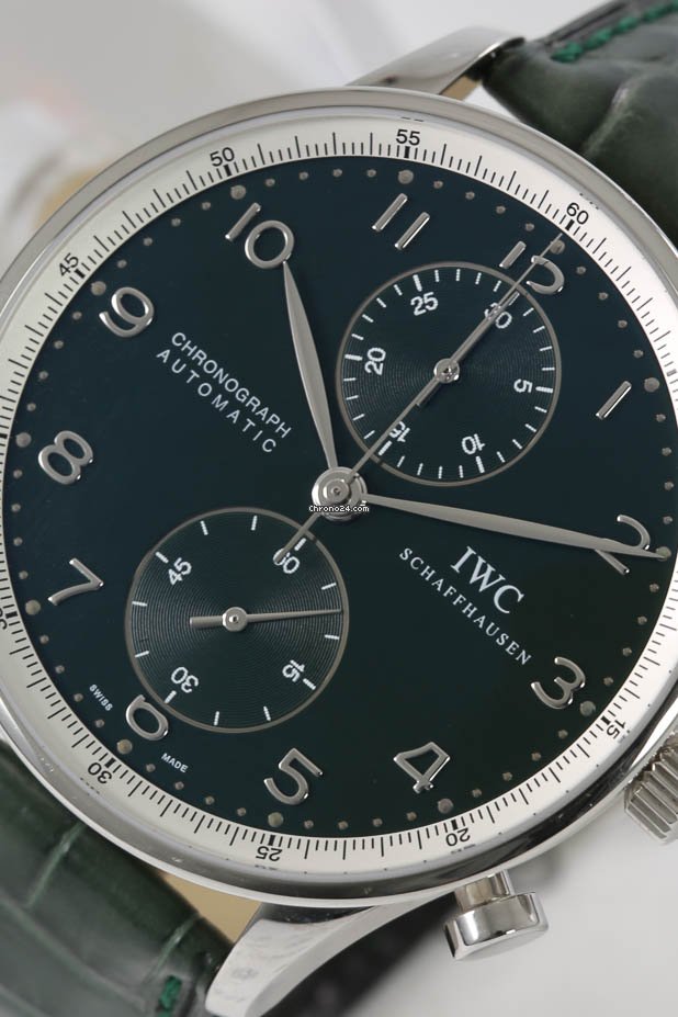 IMG_9081 IWC Portuguese Chronograph Mens watch Unisex Automatic Steel IW3714-30 Replica 8