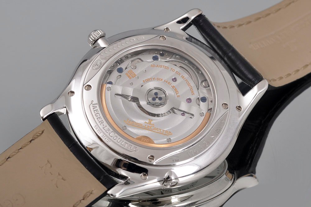IMG_9081 Jaeger-LeCoultre Master Ultra Thin Perpetual Automatic White gold 176.3.21.S Replica 8